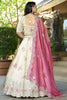 Regal Off White Zarkan Work Jacquard Wedding Wear Lehenga Choli