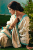 Stunning Off-White Hand Embroidered Tissue Festival Wear Saree With Blouse