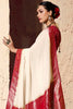 Gorgeous White Zari Weaving Georgette Function Wear Saree With Blouse