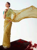 Enchanting Yellow Embroidered Organza Haldi Wear Saree With Blouse