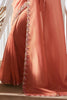 Beautiful Peach Border Work Organza Function Wear Saree With Blouse
