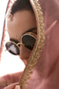 Precious Peach Sequins Tissue Silk Festival Wear Saree With Blouse