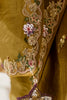 Lavish Mustard Yellow Thread Embroidered Tissue Silk Haldi Wear Saree