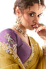 Lavish Mustard Yellow Thread Embroidered Tissue Silk Haldi Wear Saree