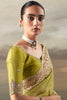 Fantastic Green Zari Embroidered Silk Function Wear Saree With Blouse