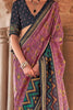 Unexpected Light Purple Patola Printed Georgette Event Wear Saree