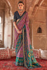 Unexpected Light Purple Patola Printed Georgette Event Wear Saree