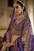 Awesome Royal Blue Sequins Silk Bridal Wear Lehenga With Double Dupatta
