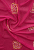 Captivating Pink Printed Chiffon Event Wear Saree With Blouse