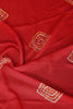 Precious Red Printed Chiffon Casual Wear Saree With Blouse