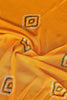 Bewitching Orange Shibori Printed Chiffon Saree With Blouse