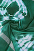 Adorable Green Shibori Printed Party Wear Saree With Blouse