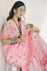Fascinating Pink Digital Printed Linen Casual Wear Saree With Blouse