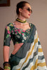Fabulous Multi-Color Printed Cotton Casual Wear Saree With Blouse