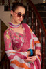 Fantastic Pink Printed Cotton Office Wear Saree With Blouse
