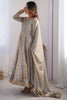 Wonderful Grey Sequins Work Silk Traditional Gown With Dupatta