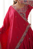Glamorous Red Coding Work Crepe Silk Designer Lehenga Choli