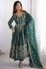 Ravishing Green Thread Work Georgette Event Wear Anarkali Suit
