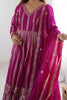 Fascinating Pink Sequins Work Georgette Traditional Anarkali Suit