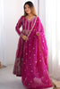 Fascinating Pink Sequins Work Georgette Traditional Anarkali Suit