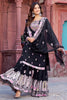 Beautiful Black Sequins Georgette Festival Wear Sharara Suit