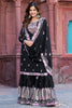Beautiful Black Sequins Georgette Festival Wear Sharara Suit