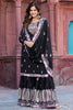 Beautiful Black Sequins Georgette Festival Wear Sharara Suit