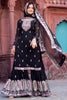 Beautiful Black Sequins Georgette Festival Wear Sharara Suit