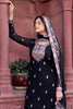 Beautiful Black Sequins Georgette Festival Wear Sharara Suit