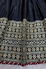 Dazzling Black Thread Work Silk Traditional Anarkali Suit With Dupatta