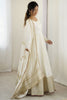 Astonishing White Sequins Silk Festival Wear Anarkali Suit Pant