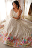 Incredible White Thread Work Georgette Festival Wear Lehenga Choli