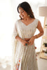 Incredible White Thread Work Georgette Festival Wear Lehenga Choli