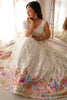 Incredible White Thread Work Georgette Festival Wear Lehenga Choli