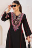 Pretty Black Thread Embroidered Rayon Festival Wear Co-ord Set