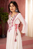 Enchanting White Mirror Work Rayon Traditional Co-ord Set