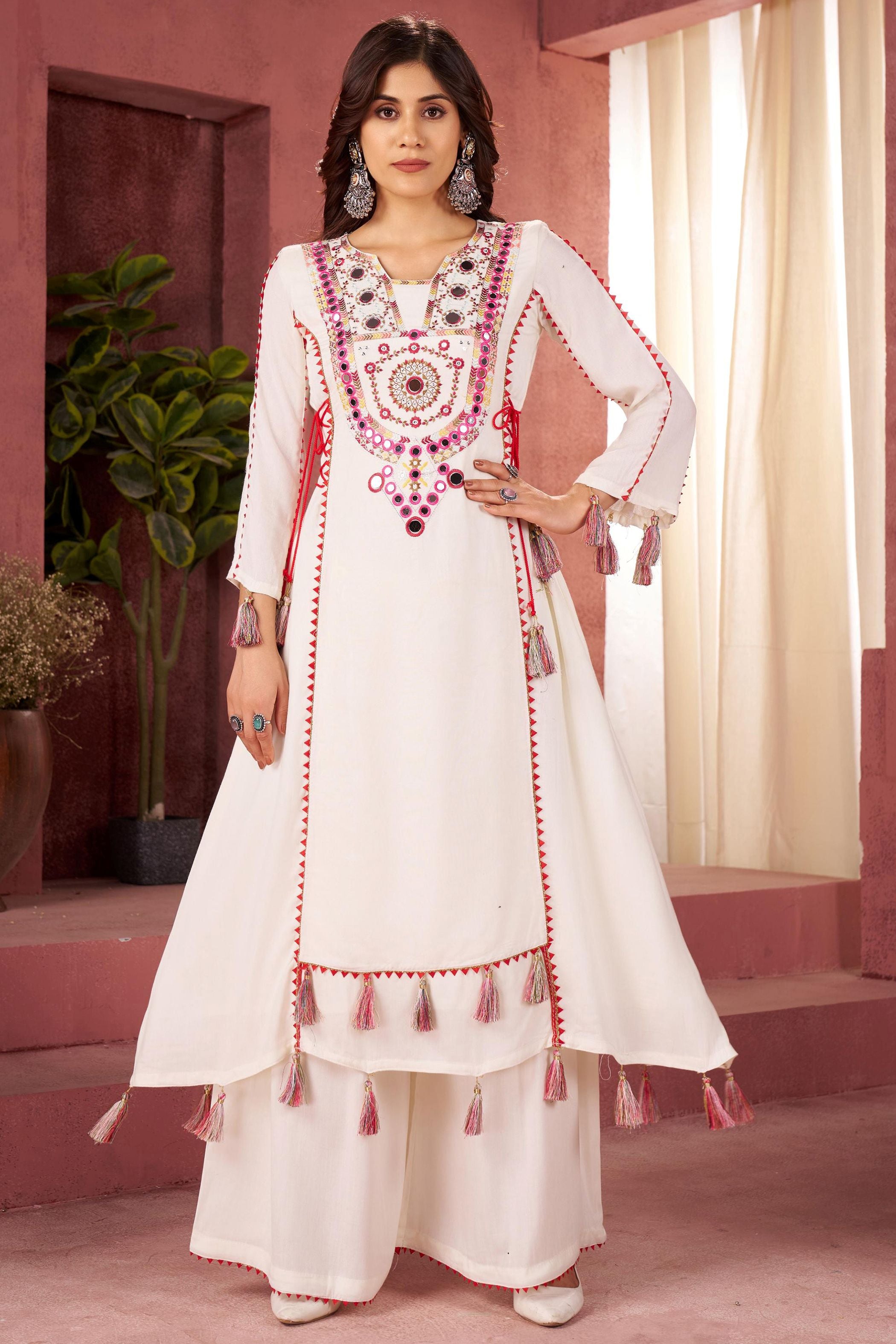 Check out the newest fashion trends, like floral sarees for any occasion and co-ord sets for women.