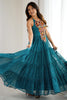 Outstanding Blue Digital Printed Georgette Navratri Wear Gown