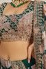 Fantastic Green Sequins Organza Mehendi Wear Lehenga Choli