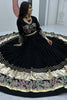 Fabulous Black Thread Embroidered Cotton Navratri Lehenga Choli