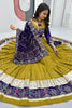 Charming Mustard Yellow Embroidered Cotton Traditional Lehenga Choli