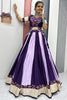 Enchanting Purple Cotton Navratri Special Lehenga Choli With Dupatta