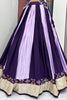 Enchanting Purple Cotton Navratri Special Lehenga Choli With Dupatta