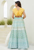 Tantalizing Sky Blue Foil Work Organza Party Wear Lehenga Choli