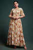 Astonishing Multi-Color Floral Printed Georgette Festival Wear Gown