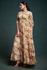 Astonishing Multi-Color Floral Printed Georgette Festival Wear Gown