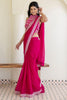 Adorable Rani Pink Sequins Silk Reception Wear Saree With Blouse