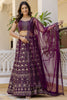 Dazzling Purple Sequins Georgette Party Wear Lehenga Choli With Dupatta