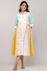 Gorgeous White Embroidered Cotton Casual Wear Dress