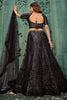 Alluring Black Sequins Net Reception Wear Lehenga Choli